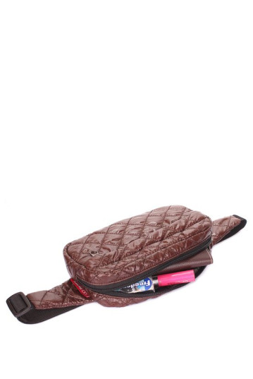 Жіноча сумка POOLPARTY beltbag-brown