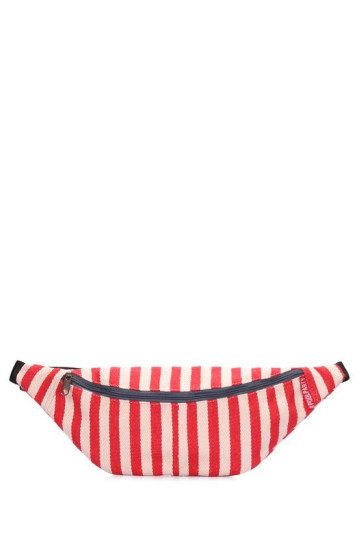 Жіноча сумка POOLPARTY waistbag-navy-red