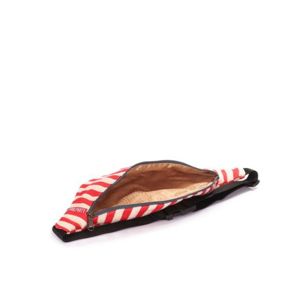 Жіноча сумка POOLPARTY waistbag-navy-red