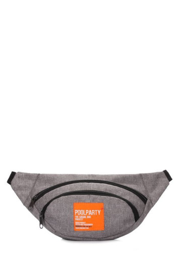 Сумка чоловіча POOLPARTY hippack-grey
