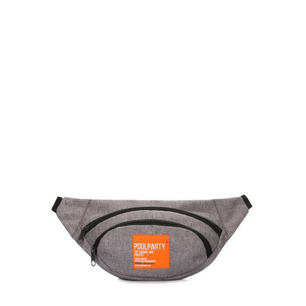 Сумка чоловіча POOLPARTY hippack-grey