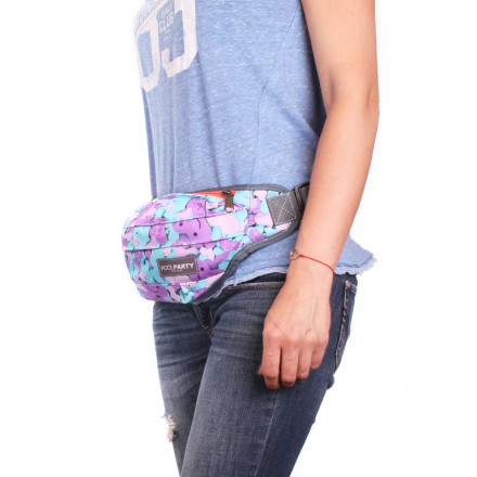 Жіноча сумка POOLPARTY bumbag-hearts