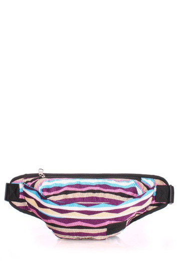 Жіноча сумка POOLPARTY bumbag-velvet-violet