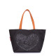 Жіноча сумка POOLPARTY lovetote-oxford-black