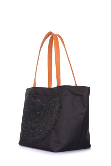 Сумка женская POOLPARTY lovetote-oxford-black