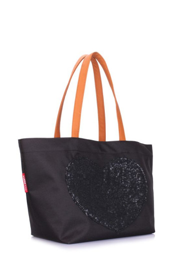 Сумка женская POOLPARTY lovetote-oxford-black