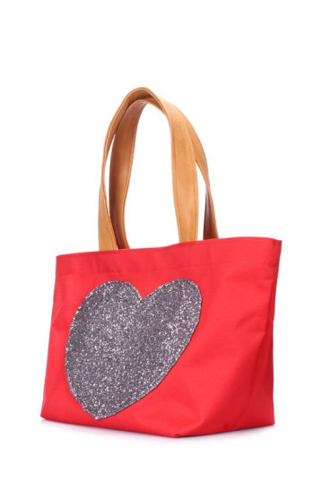 Сумка женская POOLPARTY lovetote-oxford-red
