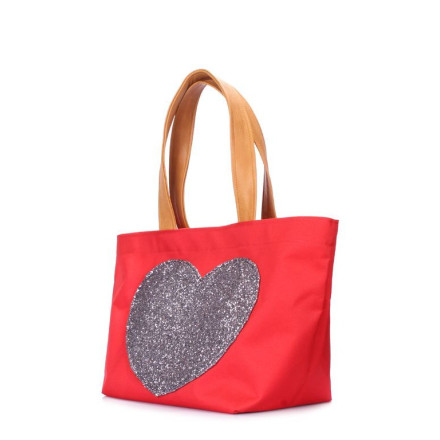 Жіноча сумка POOLPARTY lovetote-oxford-red