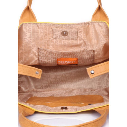 Жіноча сумка POOLPARTY navy-yellow