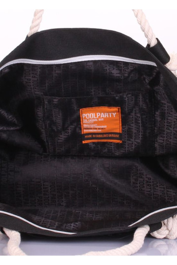 Жіноча сумка POOLPARTY breeze-oxford-black