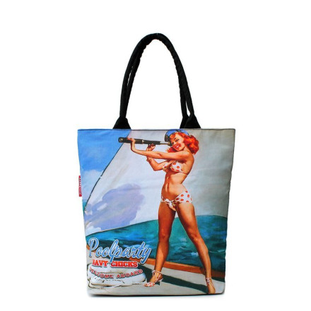 Жіноча сумка POOLPARTY pool-navy-chicks