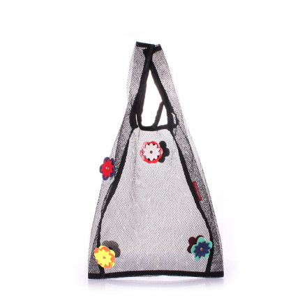Жіноча сумка POOLPARTY flower-mesh-tote