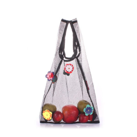 Жіноча сумка POOLPARTY flower-mesh-tote