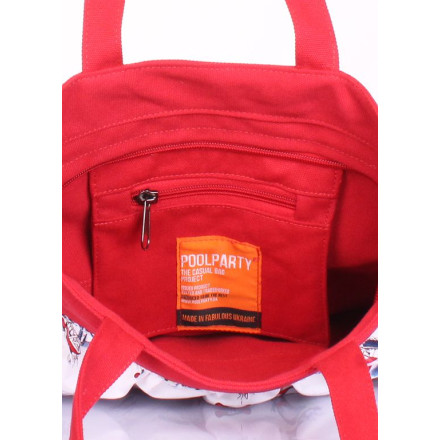 Жіноча сумка POOLPARTY cruise-red