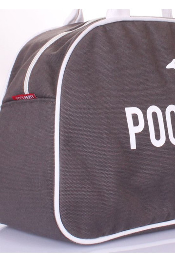 Жіноча сумка POOLPARTY pool-16-white-grey