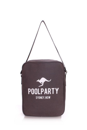 Сумка чоловіча POOLPARTY pool-18-grey