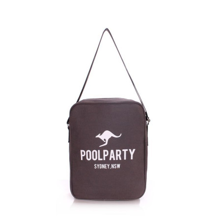 Сумка чоловіча POOLPARTY pool-18-grey