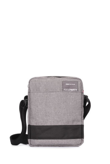 Сумка чоловіча POOLPARTY pool-94-oxford-grey