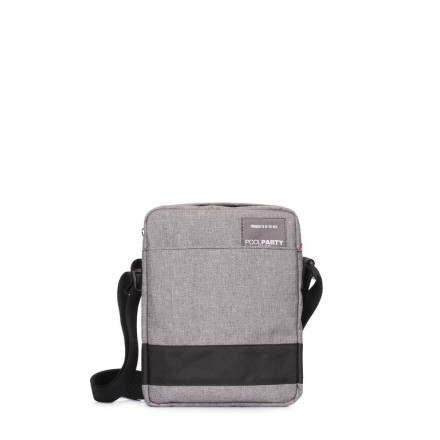 Сумка чоловіча POOLPARTY pool-94-oxford-grey