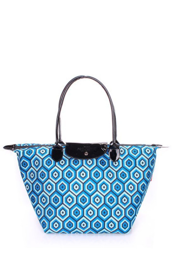 Жіноча сумка POOLPARTY pool80-blue-cells