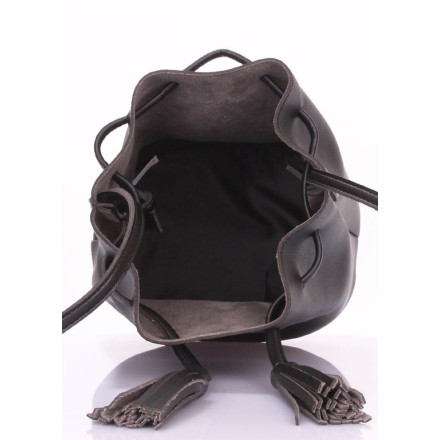 Жіноча сумка POOLPARTY miniso-bucket-black