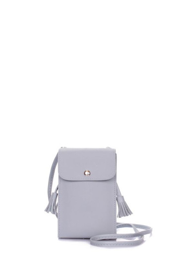 Жіноча сумка POOLPARTY miniso-messenger-grey
