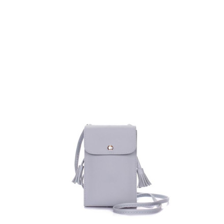 Жіноча сумка POOLPARTY miniso-messenger-grey