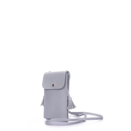 Жіноча сумка POOLPARTY miniso-messenger-grey