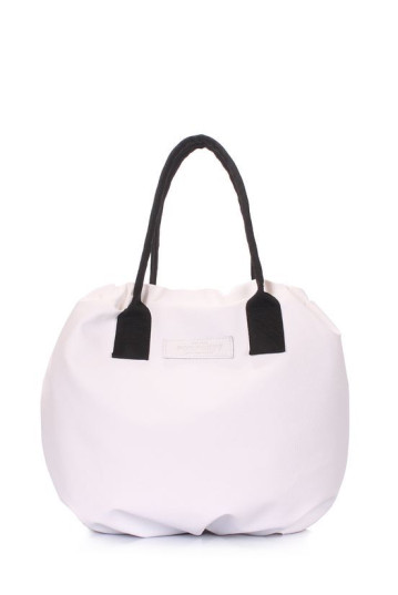 Сумка женская POOLPARTY muffin-pu-white