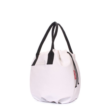 Жіноча сумка POOLPARTY muffin-pu-white