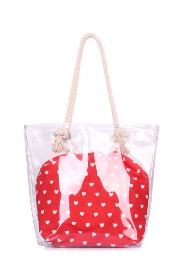 Жіноча сумка POOLPARTY anchor-clr-hearts