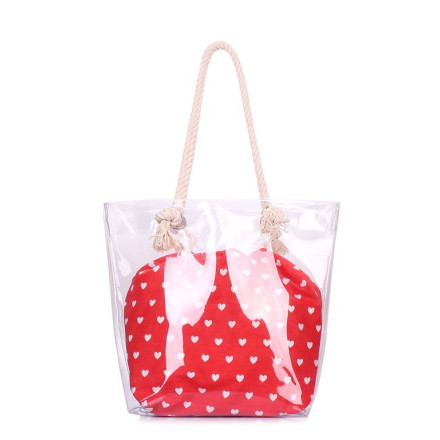 Жіноча сумка POOLPARTY anchor-clr-hearts