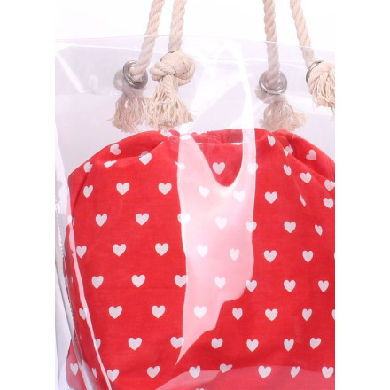 Жіноча сумка POOLPARTY anchor-clr-hearts