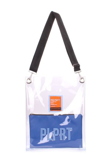 Жіноча сумка POOLPARTY clear-blue-extra