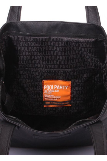 Сумка женская POOLPARTY tulip-pu-black