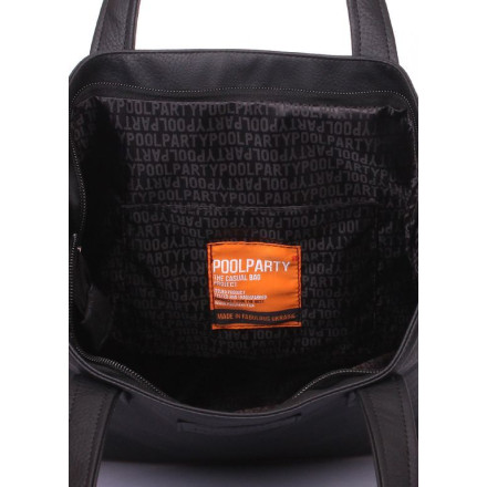 Жіноча сумка POOLPARTY tulip-pu-black