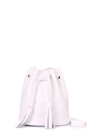 Жіноча сумка POOLPARTY bucket-white