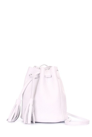 Жіноча сумка POOLPARTY bucket-white