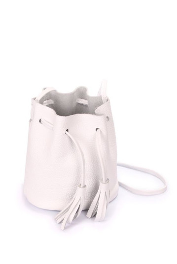 Жіноча сумка POOLPARTY bucket-white