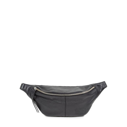 Сумка чоловіча POOLPARTY waistbag-leather-black