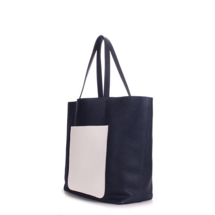 Жіноча сумка POOLPARTY mania-darkblue-white