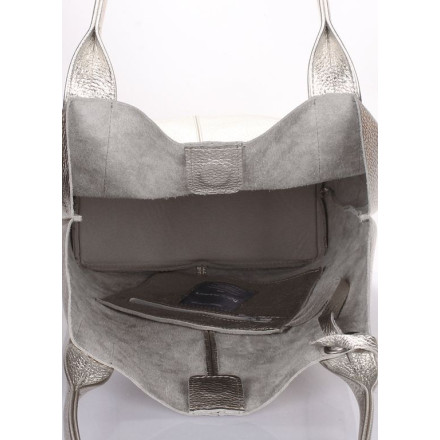 Жіноча сумка POOLPARTY podium-silver