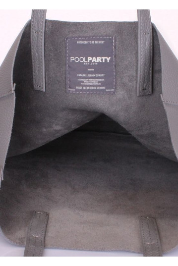 Сумка женская POOLPARTY city-grey