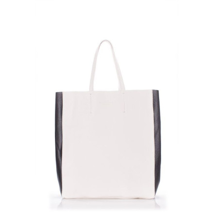 Жіноча сумка POOLPARTY city2-white-black