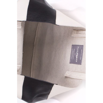 Жіноча сумка POOLPARTY city2-white-black