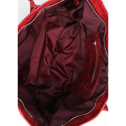 Жіноча сумка POOLPARTY poolparty-desire-croco-red