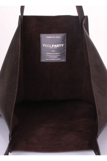 Сумка женская POOLPARTY poolparty-edge-brown