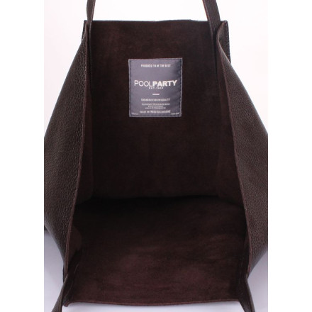 Жіноча сумка POOLPARTY poolparty-edge-brown