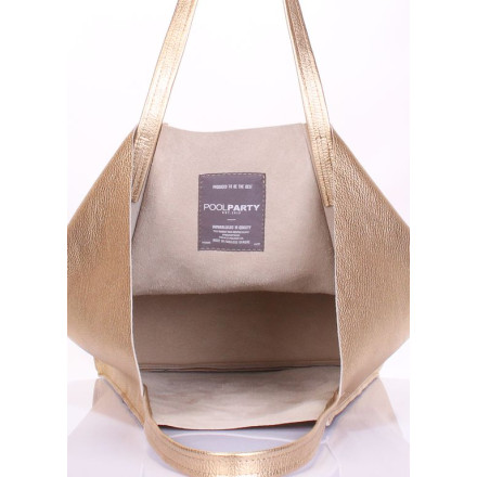 Жіноча сумка POOLPARTY edge-gold