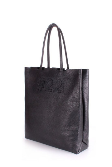 Сумка женская POOLPARTY leather-number-22-black